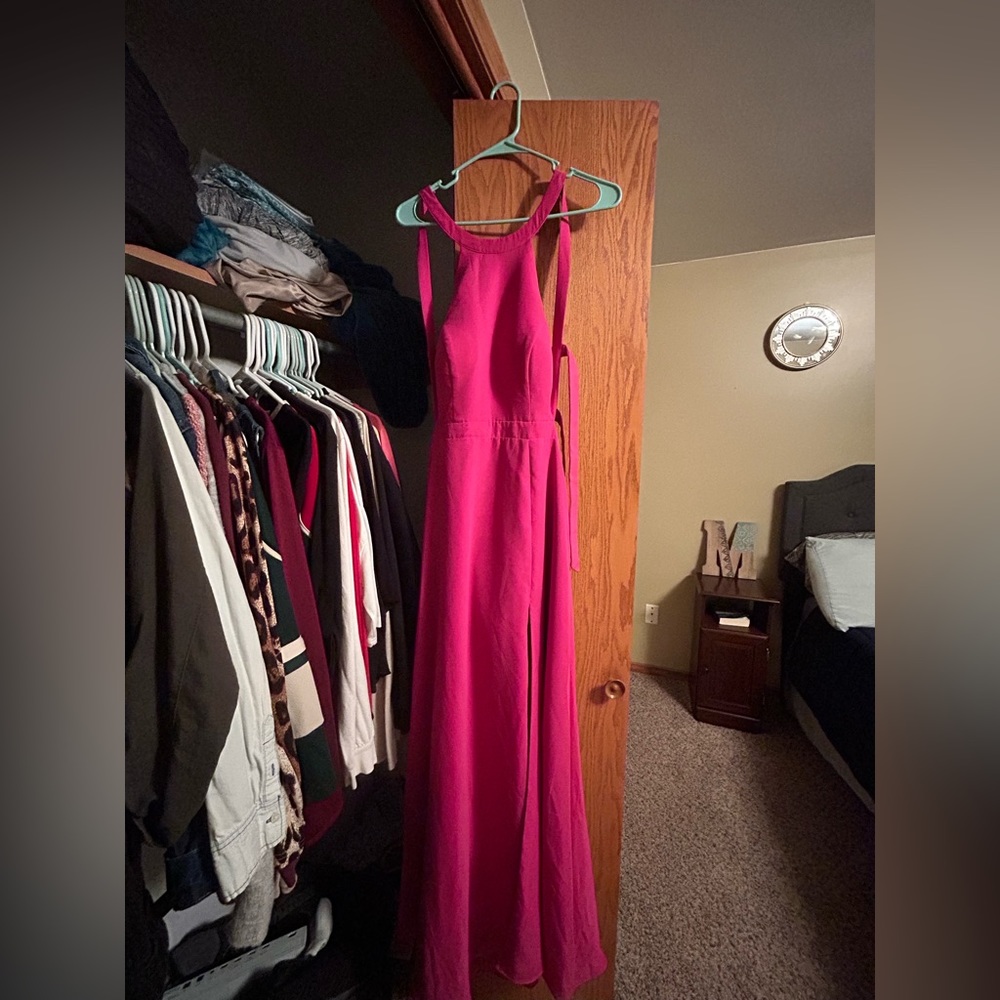 Size A6 Azazie Fucshia Bridesmaid OR formal dress 😊 Never worn!